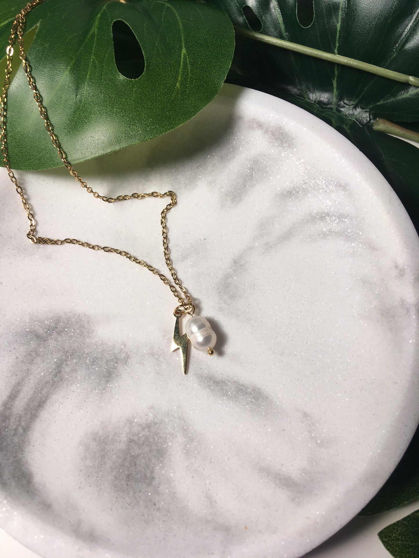 Collier Éclair et Perle