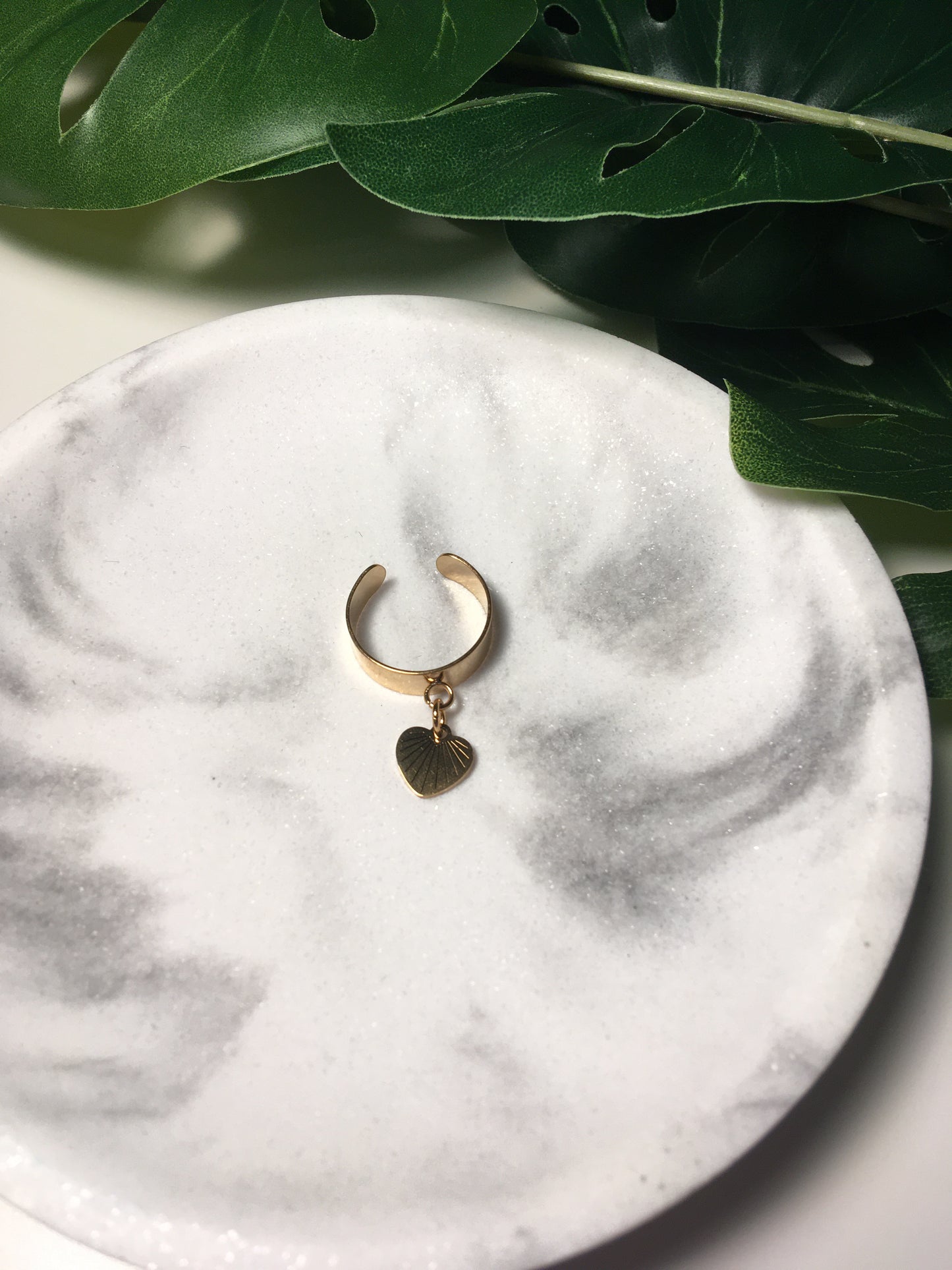 Heart | Bague en acier inoxydable