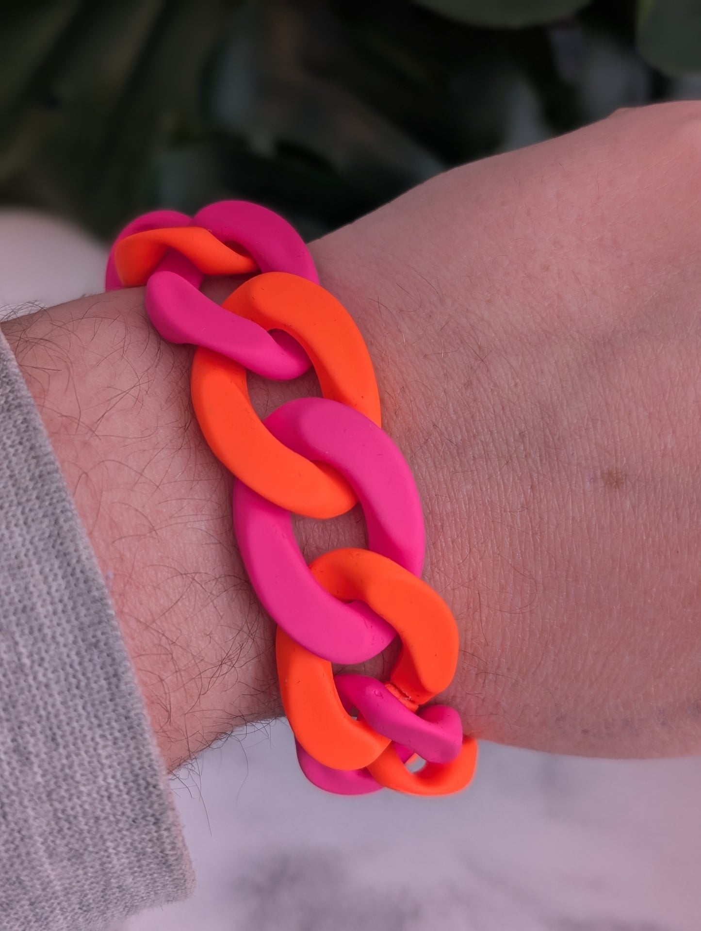 Rose et orange Fluo