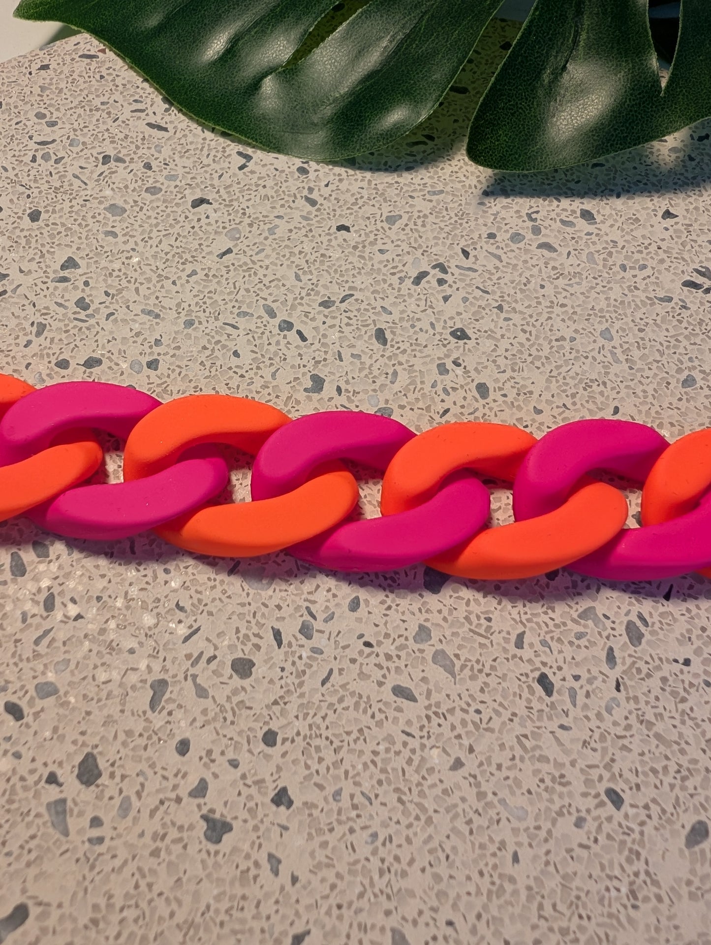 Rose et orange Fluo