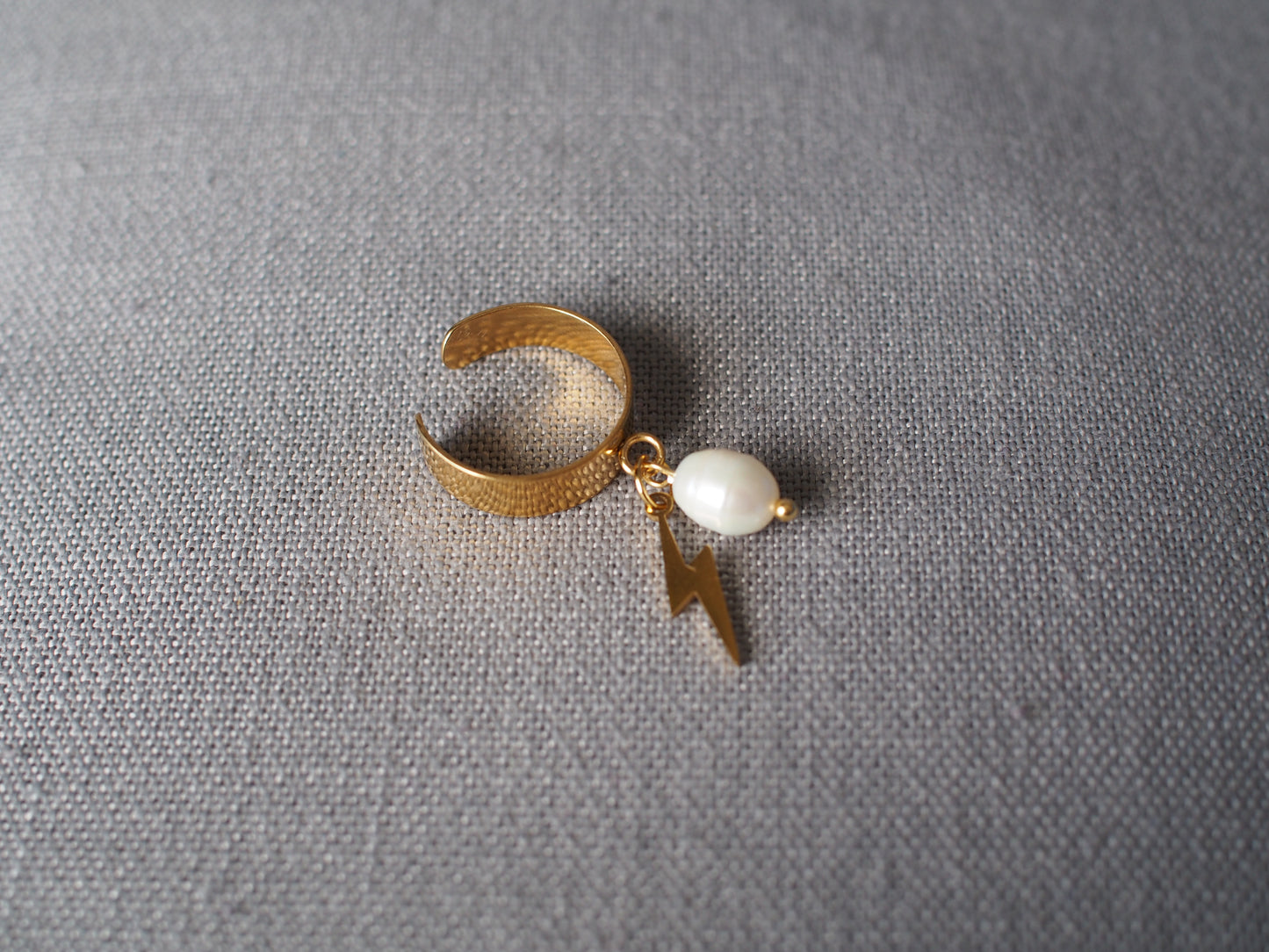 Bague Éclair et Perle