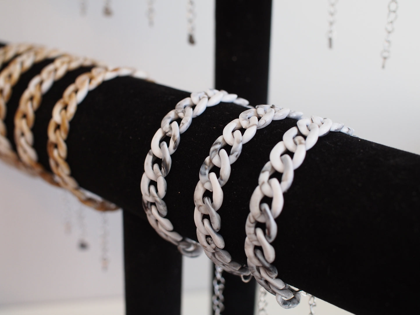 Marbré | Bracelet en acrylique