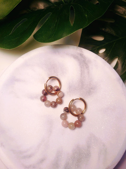 Créoles Rhodonite