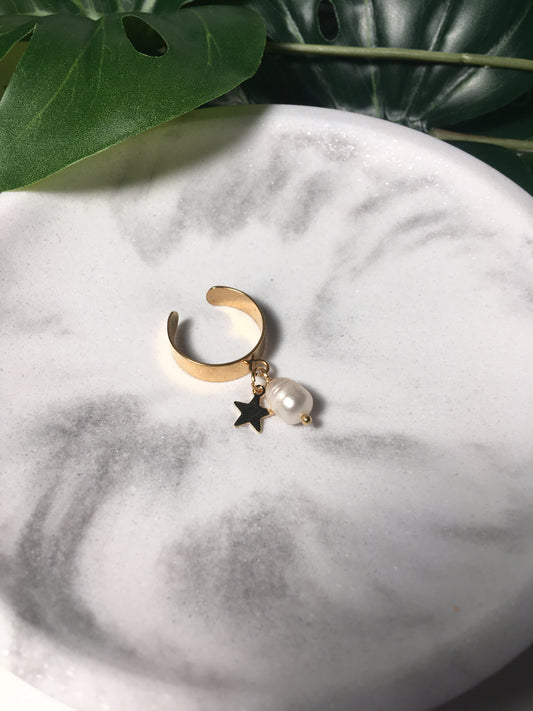 Bague Star and Pearl