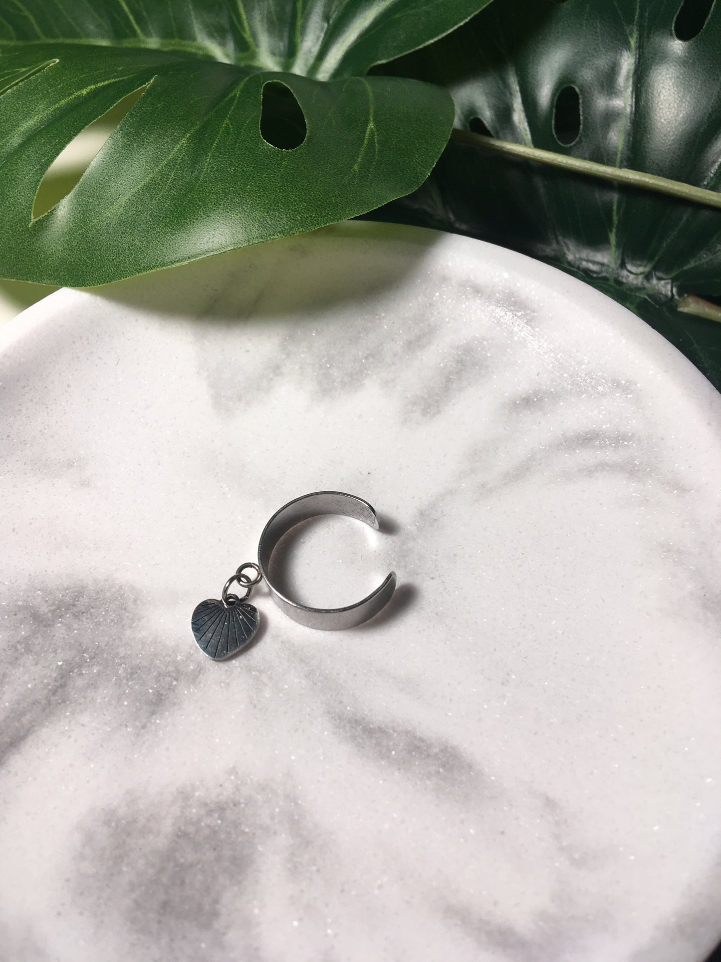 Heart | Bague en acier inoxydable