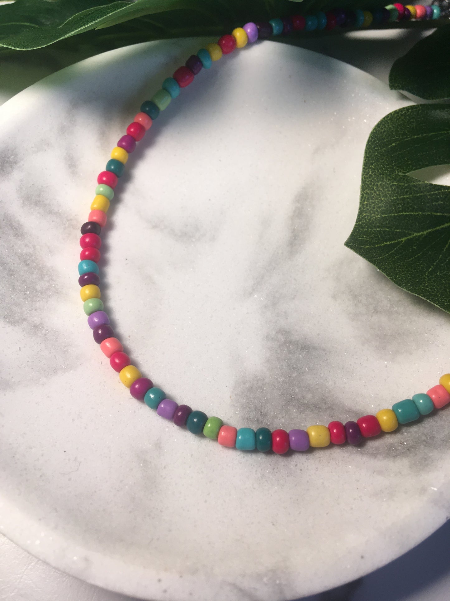Sunny | Collier en perles de verre