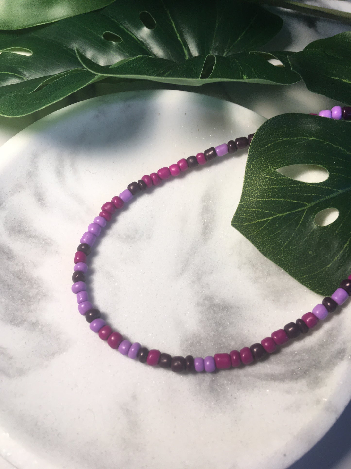 Sunny | Collier en perles de verre