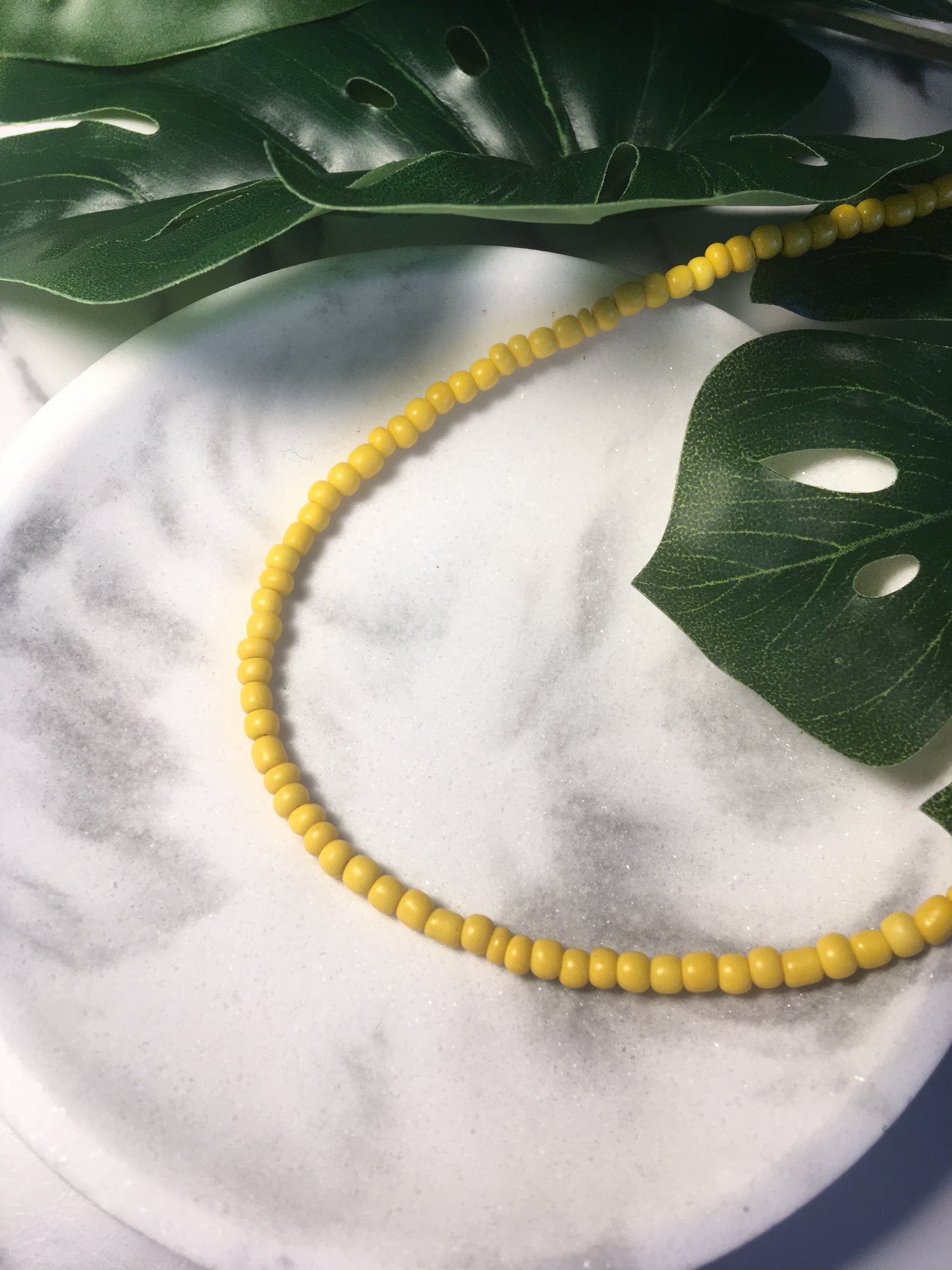 Sunny | Collier en perles de verre