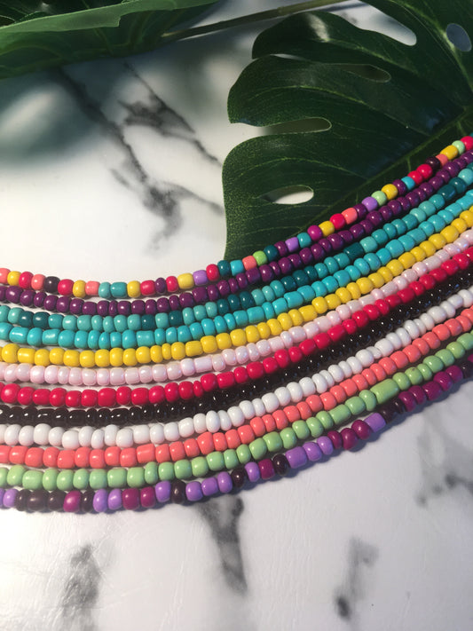 Sunny | Collier en perles de verre
