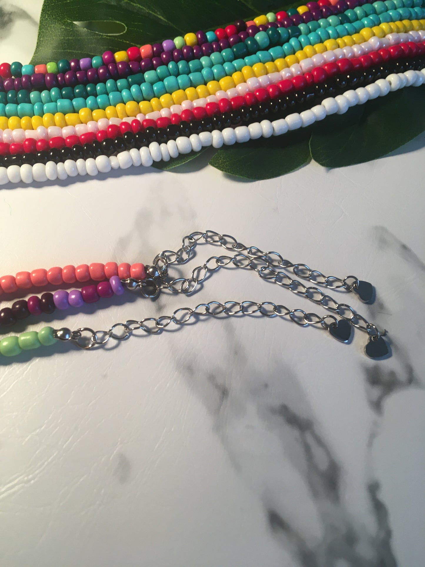 Sunny | Collier en perles de verre