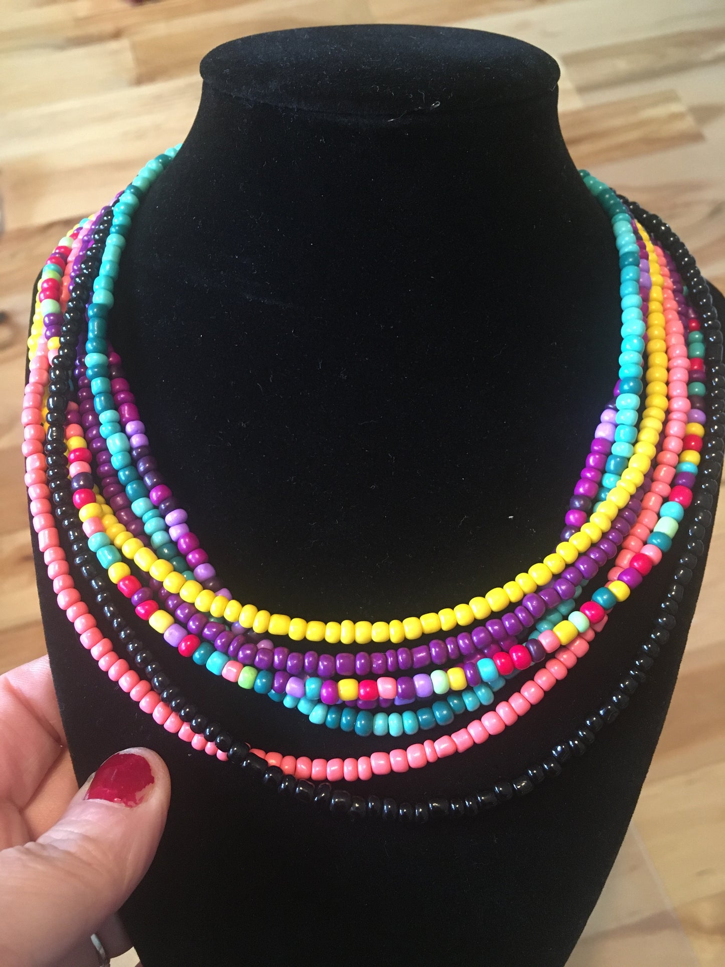 Sunny | Collier en perles de verre