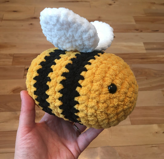 Abeille jaune et noire