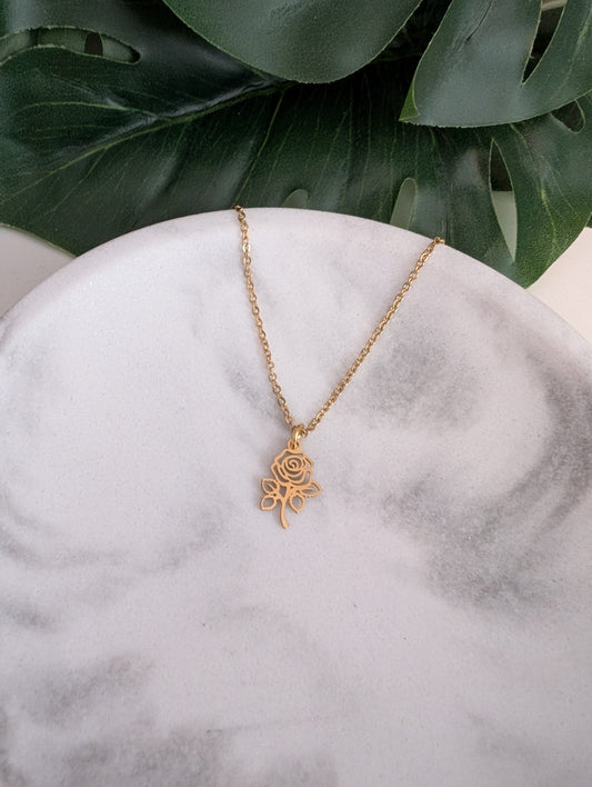 Collier rose