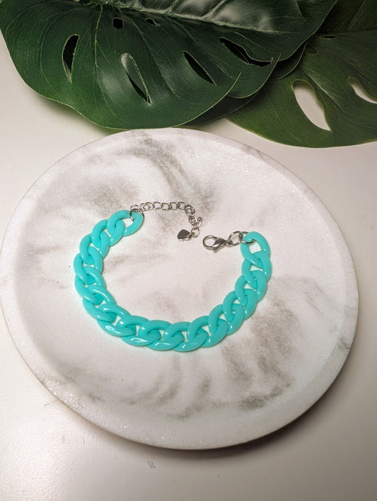 Petit vert menthe | Bracelet en acrylique