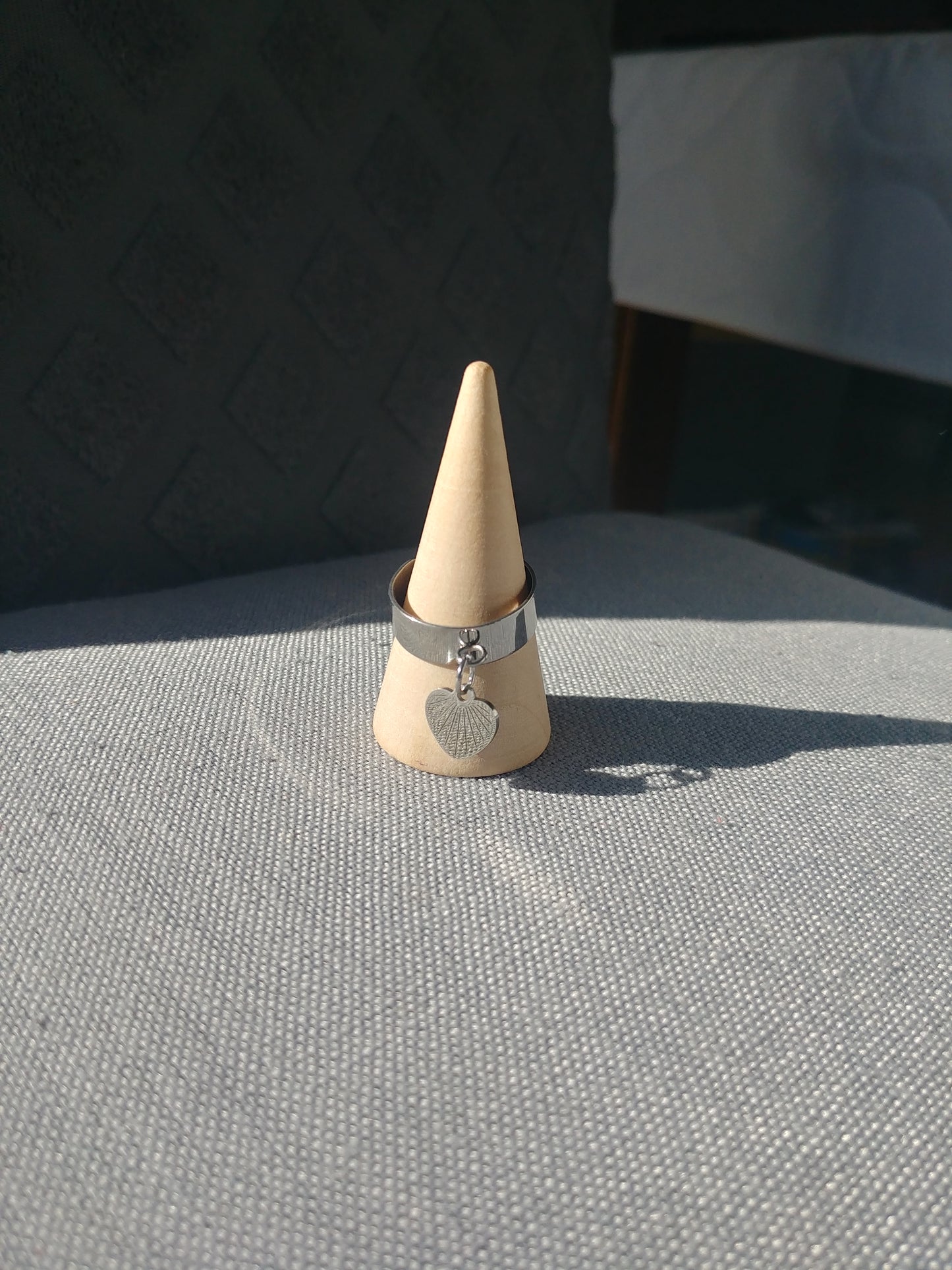 Heart | Bague en acier inoxydable