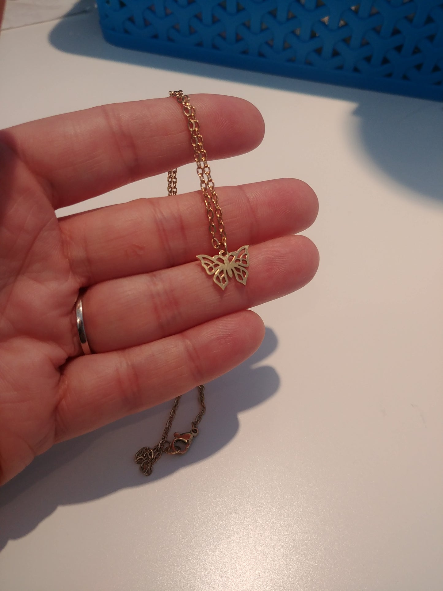 Butterfly | Collier en acier inoxydable
