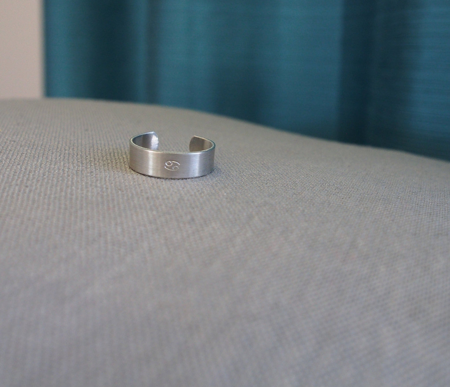 Mon signe astro | Bague estampée en aluminium